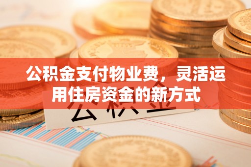 长泰公积金支付物业费，灵活运用住房资金的新方式