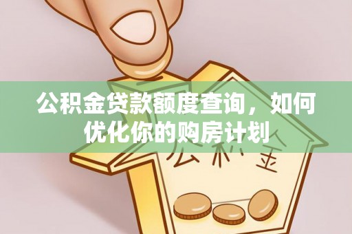 长泰公积金贷款额度查询，如何优化你的购房计划