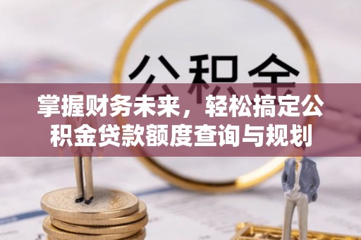 长泰掌握财务未来，轻松搞定公积金贷款额度查询与规划
