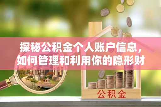 长泰探秘公积金个人账户信息，如何管理和利用你的隐形财富