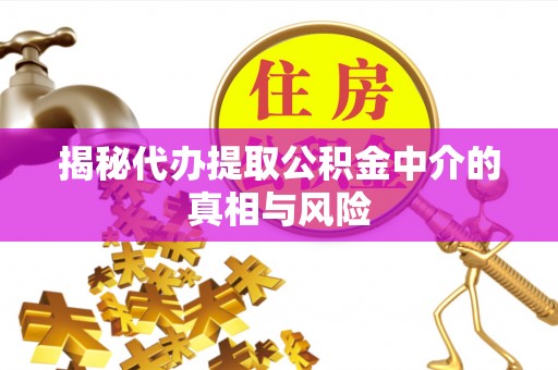 长泰揭秘代办提取公积金中介的真相与风险