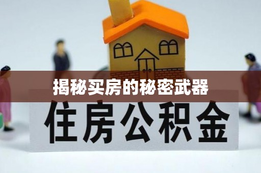 长泰揭秘买房的秘密武器