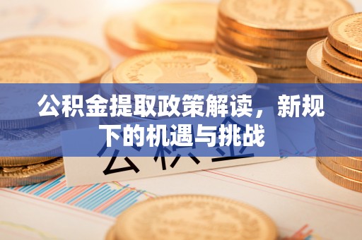 长泰公积金提取政策解读，新规下的机遇与挑战