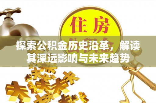 长泰探索公积金历史沿革，解读其深远影响与未来趋势