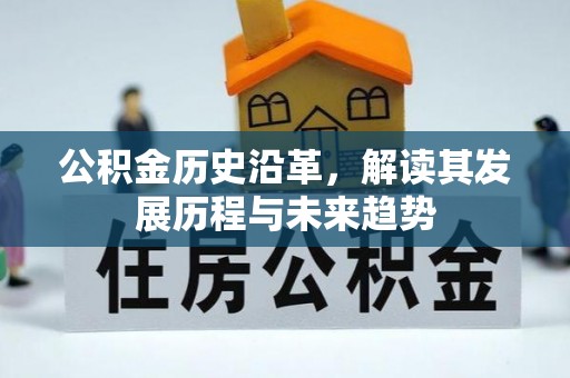 长泰公积金历史沿革，解读其发展历程与未来趋势