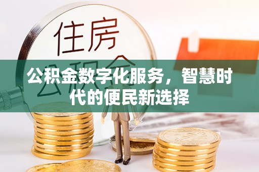 长泰公积金数字化服务，智慧时代的便民新选择
