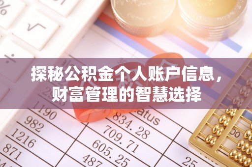 长泰探秘公积金个人账户信息，财富管理的智慧选择