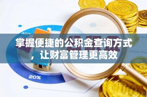长泰掌握便捷的公积金查询方式，让财富管理更高效