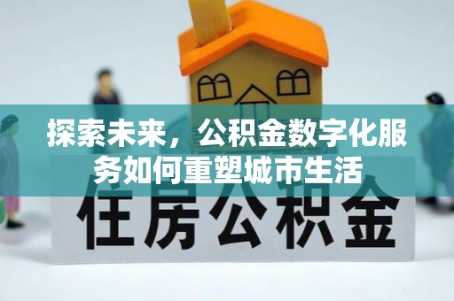 长泰探索未来，公积金数字化服务如何重塑城市生活