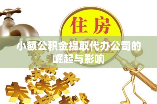 长泰小额公积金提取代办公司的崛起与影响